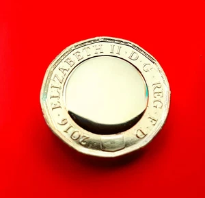 NEW £1 one pound coin 2017 2016 collectable rare error blank no Queein's head - Picture 1 of 4