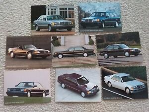1991 Mercedes-Benz    NOS POST CARDS  LOT OF 8