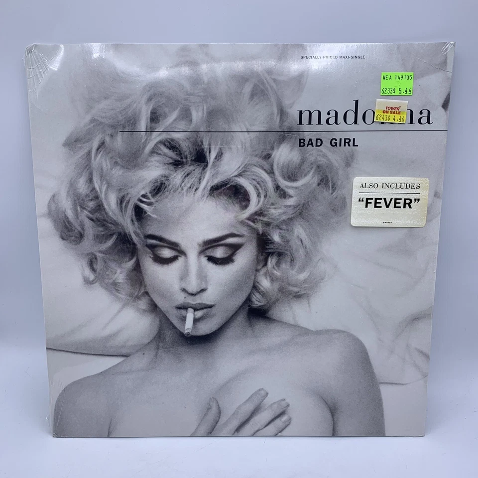 MADONNA - BAD GIRL / FEVER 12'' SEALED 1993 VINYL SINGLE PROMO HYPE 9-40793-0 - Image 1 of 4