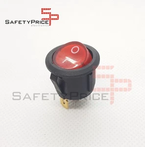 Interruptor ON OFF con luz ROJO Redondo 20mm SPST 220v 6A SP REF1046 - Imagen 1 de 1