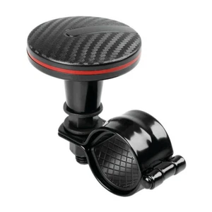 Carbon Optik Auto & LKW Lenkrad Hilfe Griff Assister Drehknopf - Bild 1 von 3