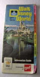 1973 Walt Disney World Productions Information Guide Map Brochure GAF  - Bild 1 von 5