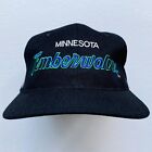 Minnesota Timberwolves Vintage Sports Specialties Script Wool Snapback Hat 90s