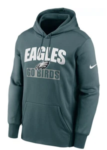 Sweat à capuche homme Philadelphia Eagles Nike Hometown vert Therma-FIT grand "Go Birds" - Photo 1/4