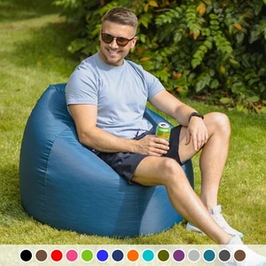 Adults Classic Bean Bag Chair Indoor Outdoor Extra Large Garden Beanbag Seat XL - Picture 1 of 160