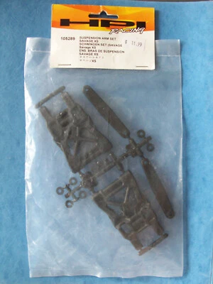 GENUINE HPI 105289 SUSPENSION ARM SET SAVAGE XS #105289 NIP - Image 1 of 2