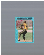 Kevin Gordon Prince Williams Pirates Signed 1985 TCMA Card W/Our COA