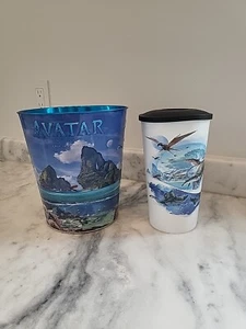 Regal Cinema 2022 Avatar: The Way of Water Embossed Tin Popcorn Bucket & Cup - Picture 1 of 7