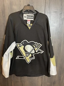 Camiseta deportiva Reebok NHL Pittsburgh Penguins #71 Evgeni Malkin para hombre talla 50 negra - Imagen 1 de 8