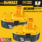 2Pack 18V Battery for Dewalt 18 Volt XRP Battery DC9096-2 DC9098 DC9099 DW9096