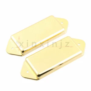 2PCS Gold-Plated P-90 P90 Pickup Dogear Cover Undrilled for Gibson - Picture 1 of 6