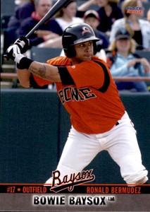 2014 Bowie Baysox Choice #2 Ronald Bermudez Maracaibo Venezuela VZ Baseball Card