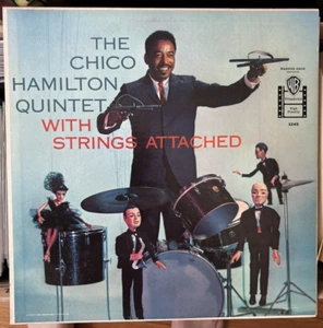 WIth Strings Attached by Chico Hamilton Quintet (Vinyl, 1959, Warner Bros.) - Picture 1 of 3