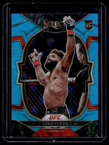 2023 Panini Select UFC Light Blue Chris Curtis Rookie 35/249 #90