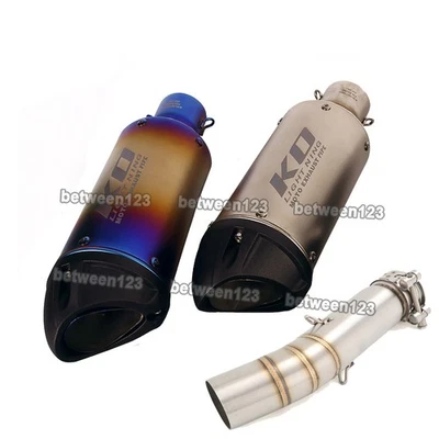 Exhaust Mid Link Tip Slip-On For Honda CB500X 2013-2016 CB500F CBR500R 2013-2015 - Image 1 of 4