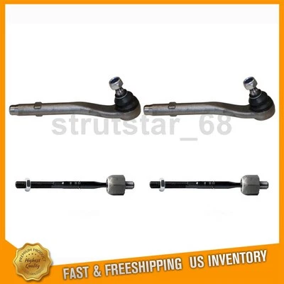 4 Front Inner Front Outer Tie Rod Ends Fits Land Rover Range Rover 5.0L 4.4L - Image 1 of 3