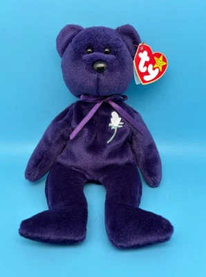 Ty 豆豆娃 - 原装 - 威尔士戴安娜王妃 - 正品 1997 * — 第 1/4 张图片