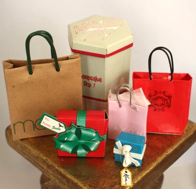 Mattel Holiday Black Friday compras sacolas de presente de Natal caixas para boneca Barbie - Imagem 1 de 4