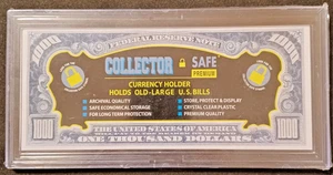 Cassaforte da collezione grande taglia porta banconote USA nuova - Foto 1 di 2
