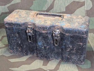 Segunda Guerra Mundial Alemana S-Mina Rebote Transporte de Minas Caja de Acero Ejército Wehrmacht COMO ESTÁ - Imagen 1 de 8