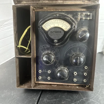 De colección Supreme Instruments Corp. Voltios-Miliamperios (sin probar) Foto 1 de 4