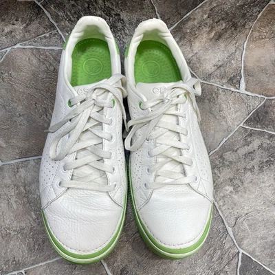 CROCS Drayden Golf Shoe Mens 13 White Parrot Green Spikeless 11406-13F - Image 1 of 4