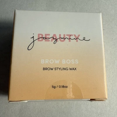 NUEVO EN CAJA Y SELLADO - Jazmine Beauty Brow Boss Brow Styling Wax - TAMAÑO DE VIAJE Foto 1 de 4