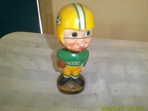 VINTAGE GREEN BAY PACKERS CALCIATORE BOBBLEHEAD NFL - Foto 1 di 6