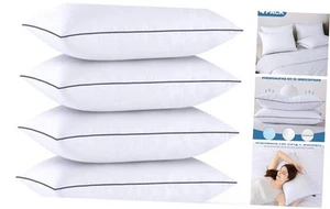 Pillows Standard Size Set of 4 - Bed Pillows for Sleeping 4 Pack, Cooling - Picture 1 of 7