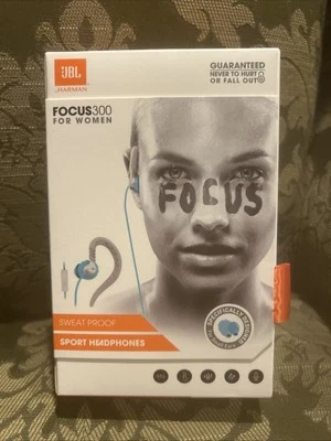 Novo Yurbuds Focus 300 fones de ouvido esportivos à prova de suor fones de ouvido JBL pequeno aquático - Imagem 1 de 4