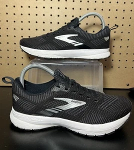 Brooks Revel 5 Running Shoes Black White Athletic 1203611B036 Women’s Size 7 - Picture 1 of 9