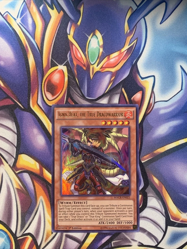 Ignis Heat, The True Dracowarrior - MACR-EN021 - Ultra Rare - Yugioh TCG - Image 1 of 1