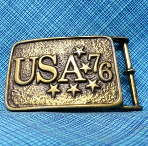 EE. UU. 76 Estrellas Vestido Hebilla 200 Años US Bicentenario 1776 1976 De Colección .PCB312 - Imagen 1 de 7
