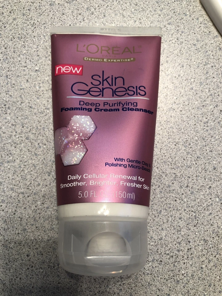 Loreal Skin Genesis Deep Purifying Foaming Cream Cleanser Micro-Beads 5 OZ NEW - Image 1 of 2
