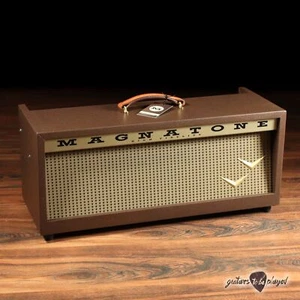 Magnatone Twilighter Stereo 22+22W Reverb/Vibrato Tube Amp Head w/ FTSW & Cover - Picture 1 of 10