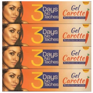 (CONFEZIONE DA 4) 3 Giorni No Taches Gel Carota 30ml SPEDIZIONE GRATUITA - Foto 1 di 1