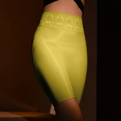 Mujeres Sexy Brillante Bodycon Micro Vestido Ver A Través de Encaje Transparente Cintura Mini Falda Foto 1 de 4