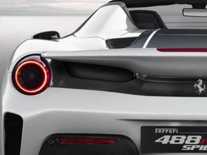 Ferrari 488 Pista Carbon fibre rear bumper side vents. Genuine Accessories - Picture 1 of 1