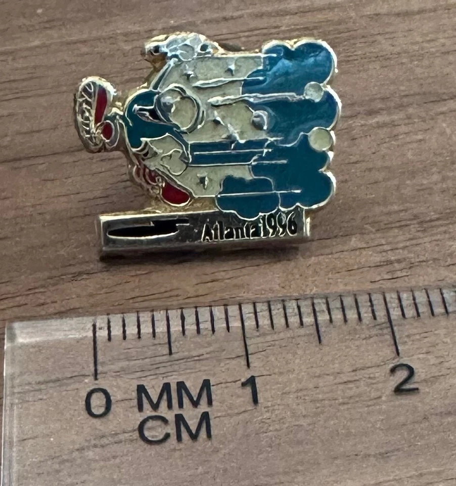 Atlanta 1996 Izzy Running Olympic Mini-Pin - Mini version of larger pin - Image 1 of 1