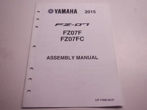 2015 Yamaha FZ07F FZ07FC Assembly Manual FZ07 FZ 07F 07FC LIT-11666-28-07 15 - Picture 1 of 4