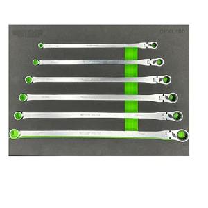 Vim Tools DFXL100 XL Deep Flex Head Ratcheting Wrench Set - Picture 1 of 1