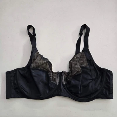 Sujetador Catherines para mujer 42DD negro minimizador correa ajustable con aros Foto 1 de 4