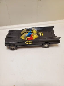Vintage Duncan Batmobile 8 1/4" Plastic Batman & Robin Made in USA Baraboo WI - Picture 1 of 10