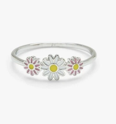 Anillo Flor Esmalte Pato Margarita Pura Vida x Disney - Plateado, Talla 6/ENVÍO GRATUITO Foto 1 de 2