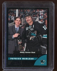 2013-14 Score Black #583 Patrick Marleau SH
