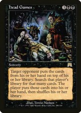 Head Games Onslaught NM Black Rare MAGIC THE GATHERING MTG CARD ABUGames