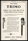 1919 Trimont Mfg Co. Roxbury Massachusetts Timo clés à tuyau vintage imprimée annonce