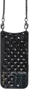 BANDOLIER iPhone 15 Pro Shoulder Case Leather SHEILA BLACK 10SHE NEW - Picture 1 of 6
