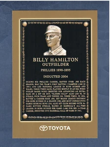 BILLY HAMILTON ~ Toyota Motor Company Phillies All-Time Team 4"x 6" card - Picture 1 of 2