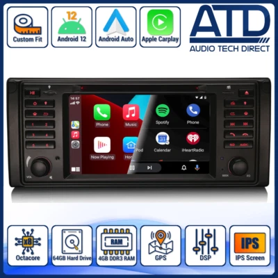 Unità Head Android Auto Per Range Rover L322 Vogue HSE CarPlay GPS Sat Nav Radio - Immagine 1 di 4